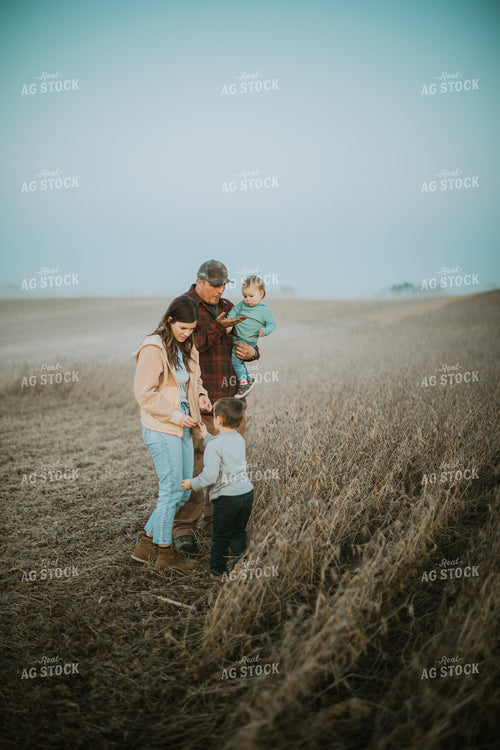 Farm Family in Field 6775