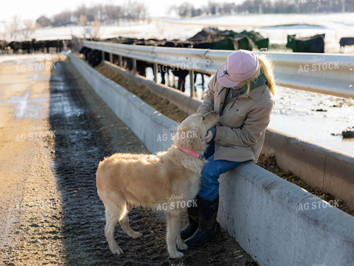 Rancher Petting Dog 70232