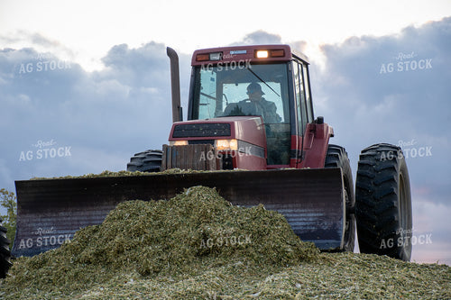 Tractor Getting Animal Feed 50235