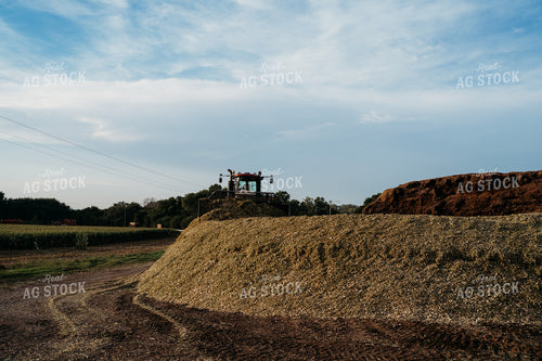 Packing Silage Pile 196364