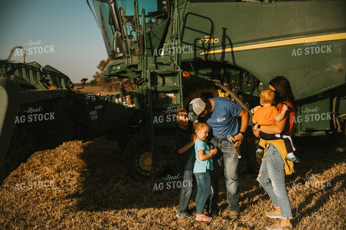 Farm Family in Field 7215