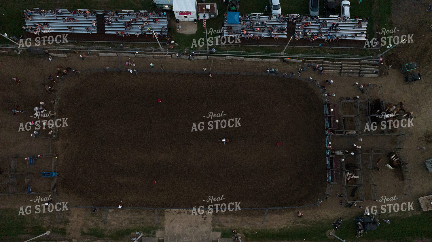 Aerial of County Fair Rodeo 52873