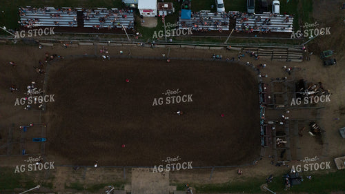 Aerial of County Fair Rodeo 52873