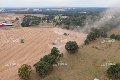 Aerial Soybean Harvest 79565