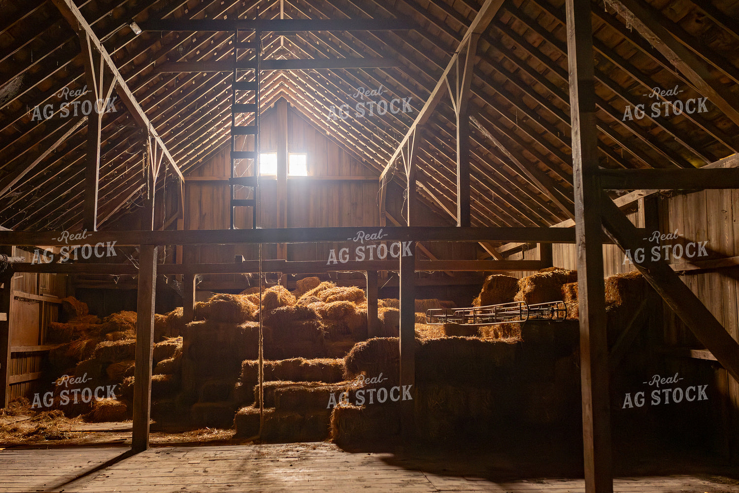 Square Bales in Hay Loft 161151