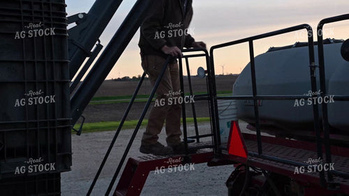Loading the Planter with the Seed Tender - 130
