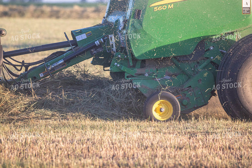 Baling Hay Up Close 72090