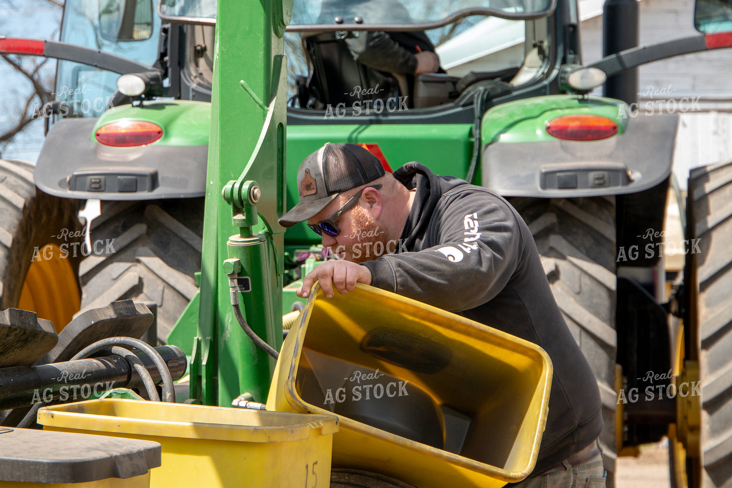 Farmer Preparing Planter 157296
