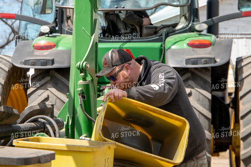 Farmer Preparing Planter 157296