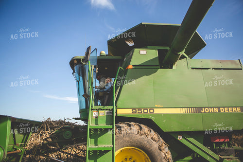 Farm Family in Combine 169018