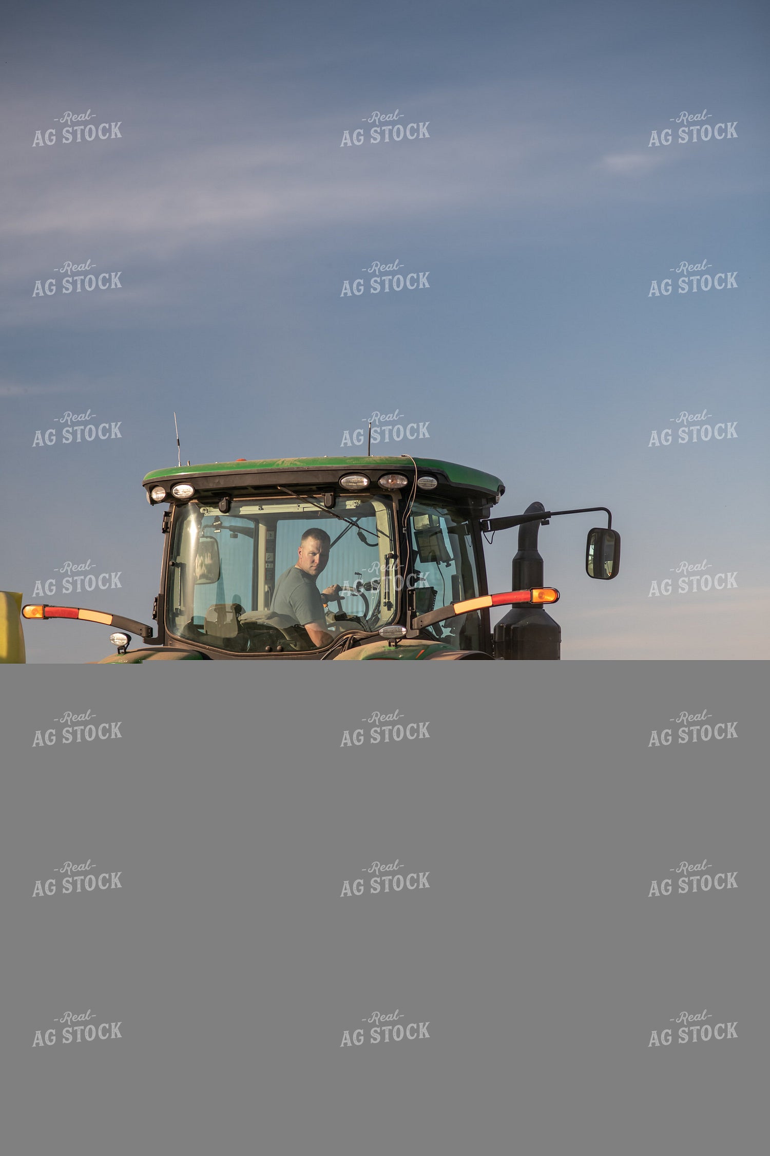 Tractor and Planter in Field 76383