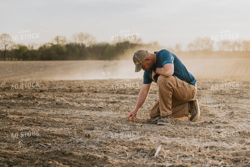 Farmer Touching Soil 7425