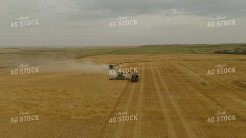 Aerial of Wheat Harvest 187354