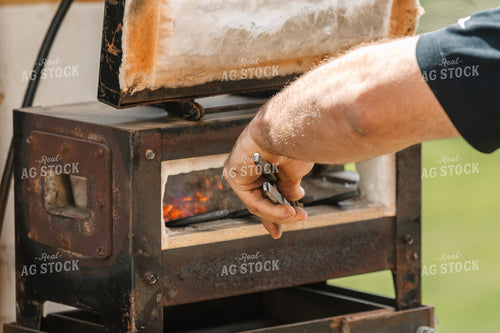 Farrier Making Horseshoes 52729