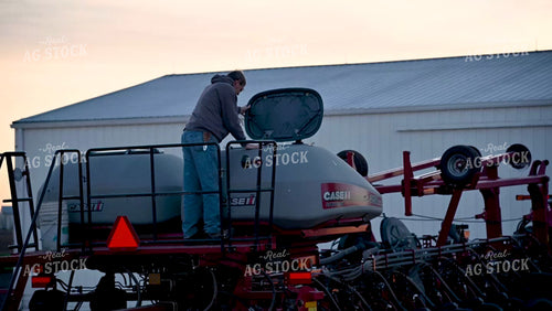 Loading the Planter with the Seed Tender - 124