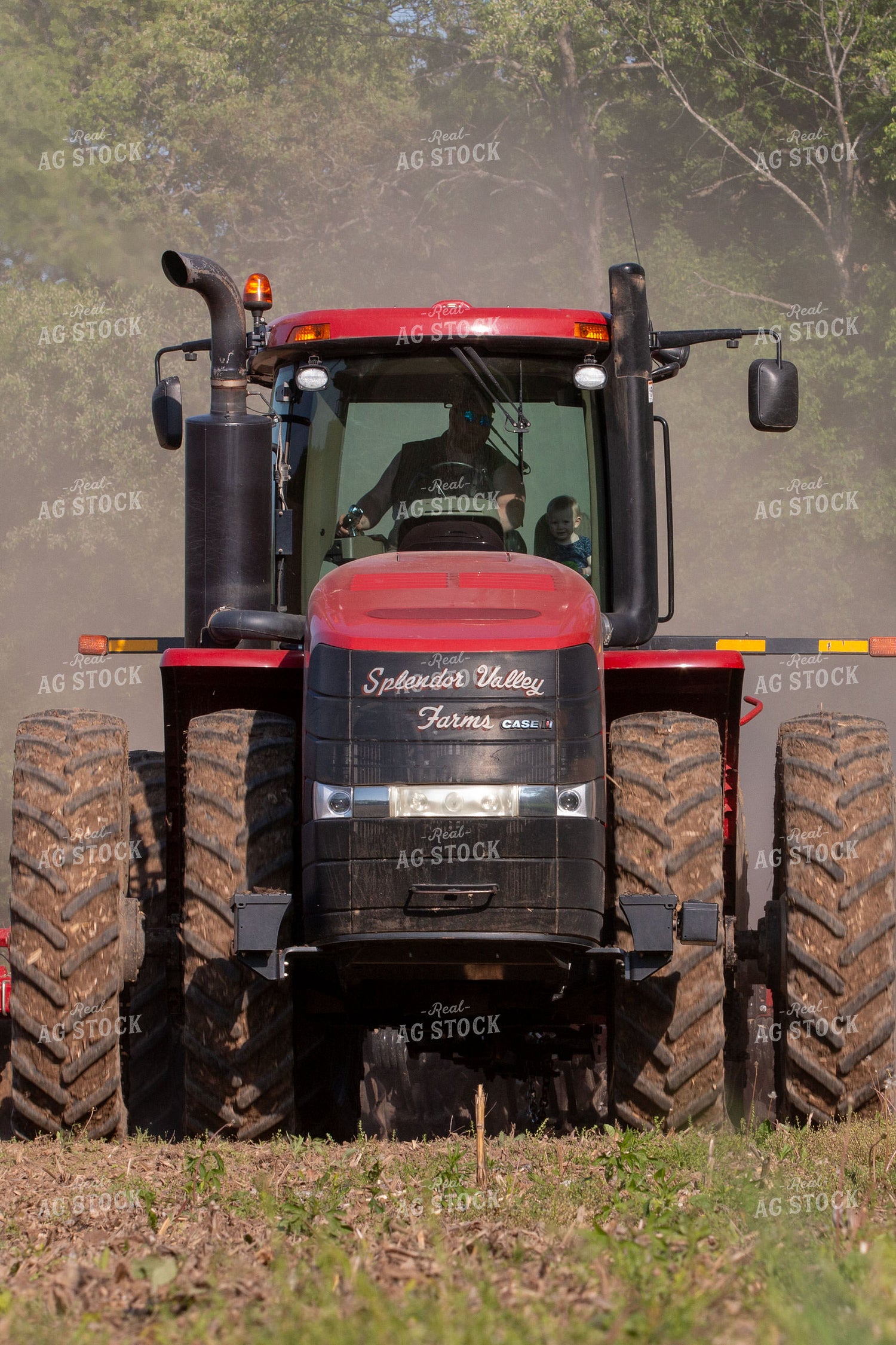 Farmer and Son Tilling 157148