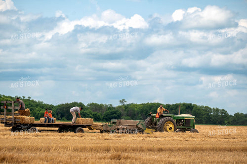 Baling Square Hay Bales 115798