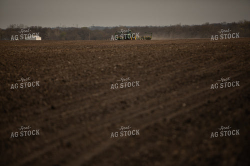 Planting with Tractor and Planter 5453