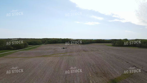Planting in No Till Field from Drone 4065