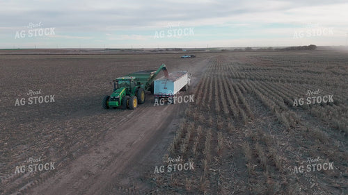 Unloading Milo During Harvest 239439