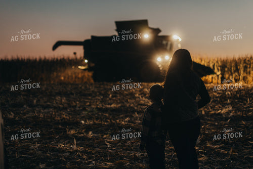 Farm Family Going for a Ride at Harvest 9511