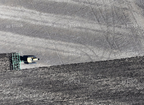 Aerial of Chisel Plowing 141071