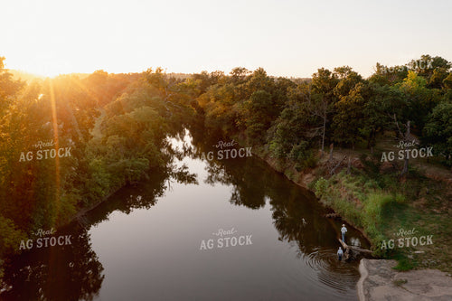 Aerial Landscape of River 71049