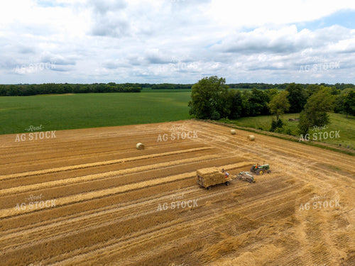 Baling Square Hay Bales 115815