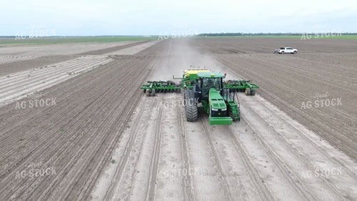 Aerial of Air Seeding Rice 80077