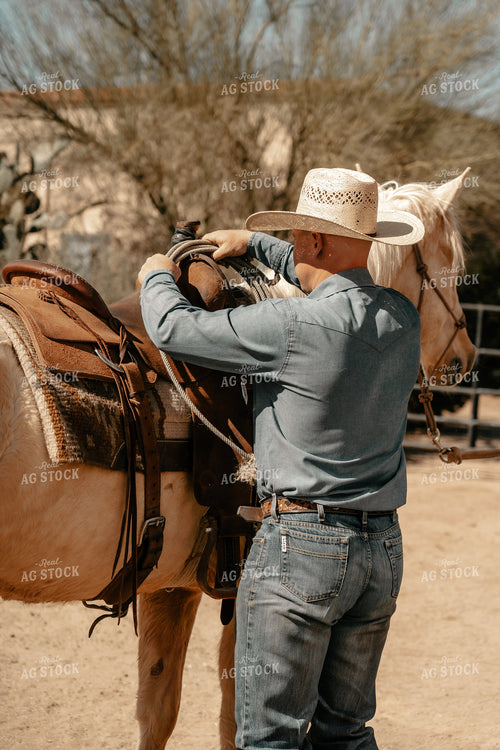 Rancher and Horse 58232