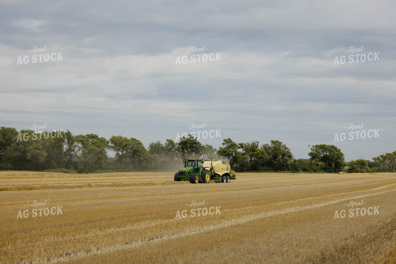 Baling Wheat Straw 296051