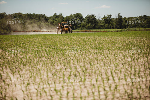 Spraying V3 V4 Corn Field 5787