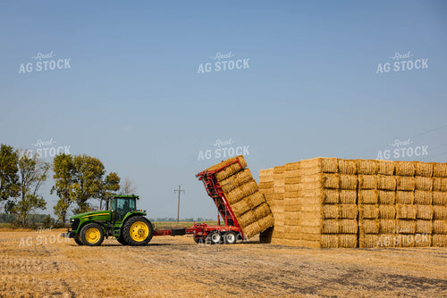 Loading Straw Bales 152330