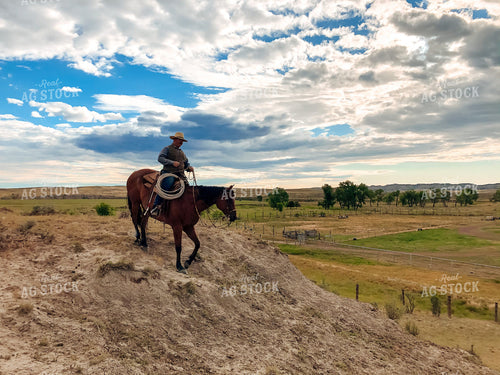 Rancher on Horseback 63007