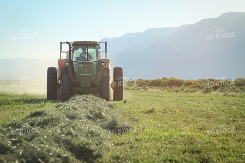 Baling Summer Hay Alfalfa and Mixed Grass 78139