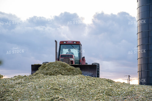 Tractor Getting Animal Feed 50233