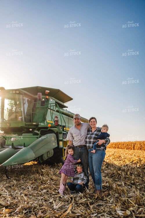 Farm Family by Combine 115364