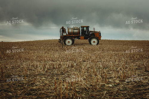 Self Propelled Sprayer Spraying in Corn Field 3655