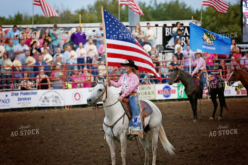 Ranchers on Horses in Ring 127034