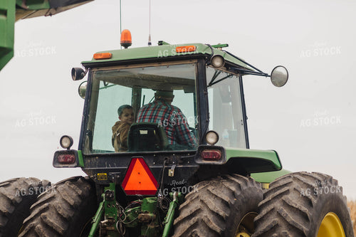 Farm Kid in Tractor 115097
