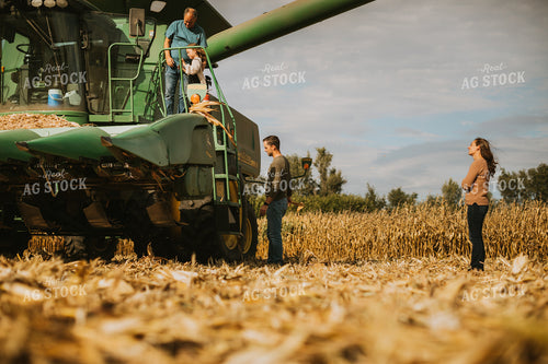 Farm Family by Combine 6585
