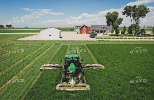 Cutting Alfalfa Hay 56023