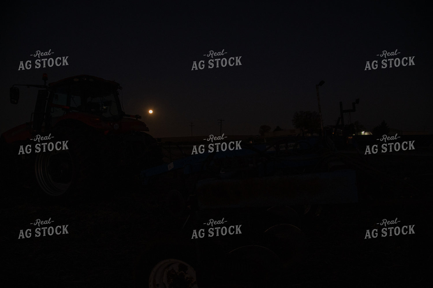Tractor Silhouette at Sunrise 25852