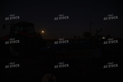 Tractor Silhouette at Sunrise 25852