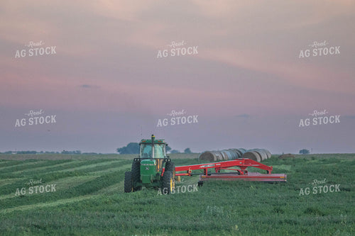 Tractor Cutting Alfalfa 72072