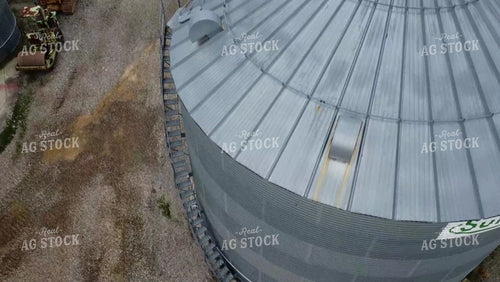Flying Over Grain Bins Drone 52449