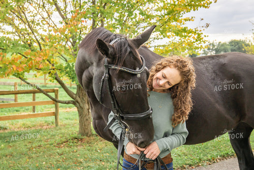 Female Equestrian with Horses 270402