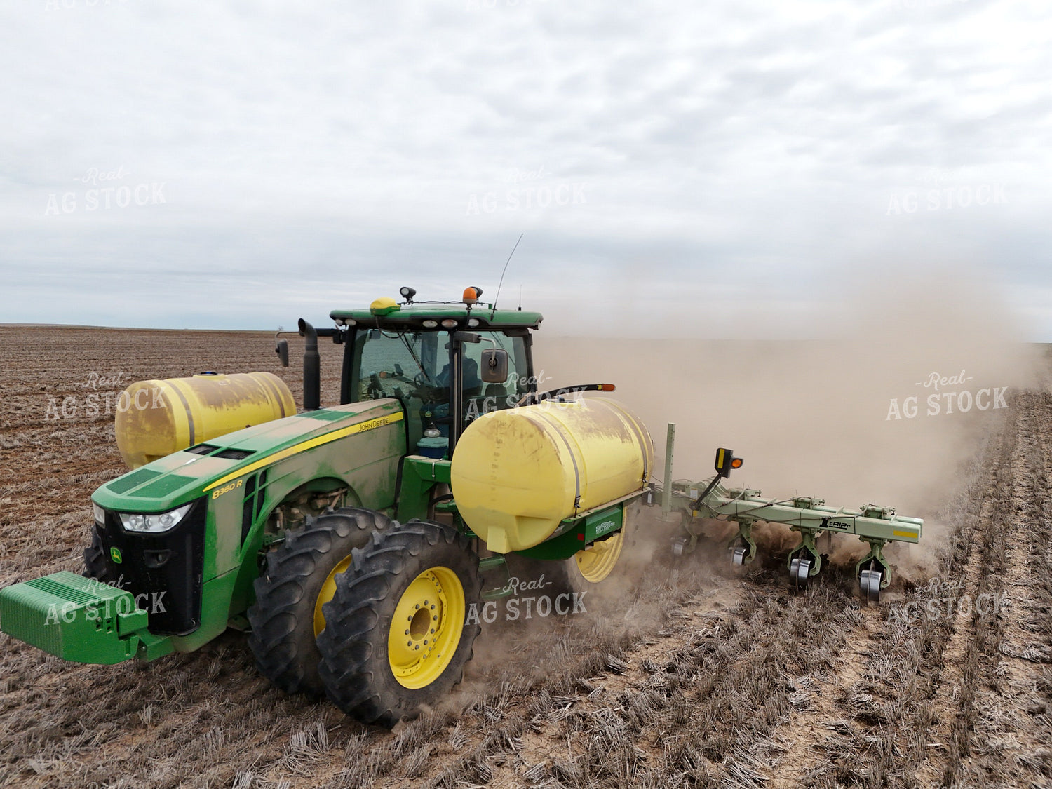 Strip Tilling Wheat Stubble 239189
