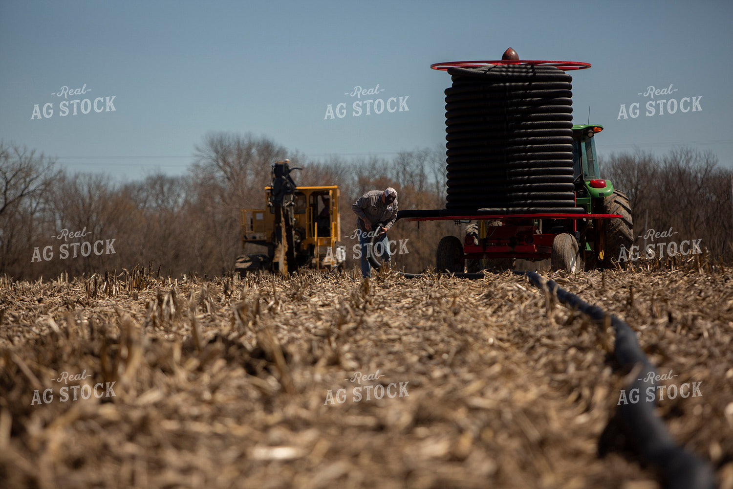 Installing Field Drainage Tile 7232
