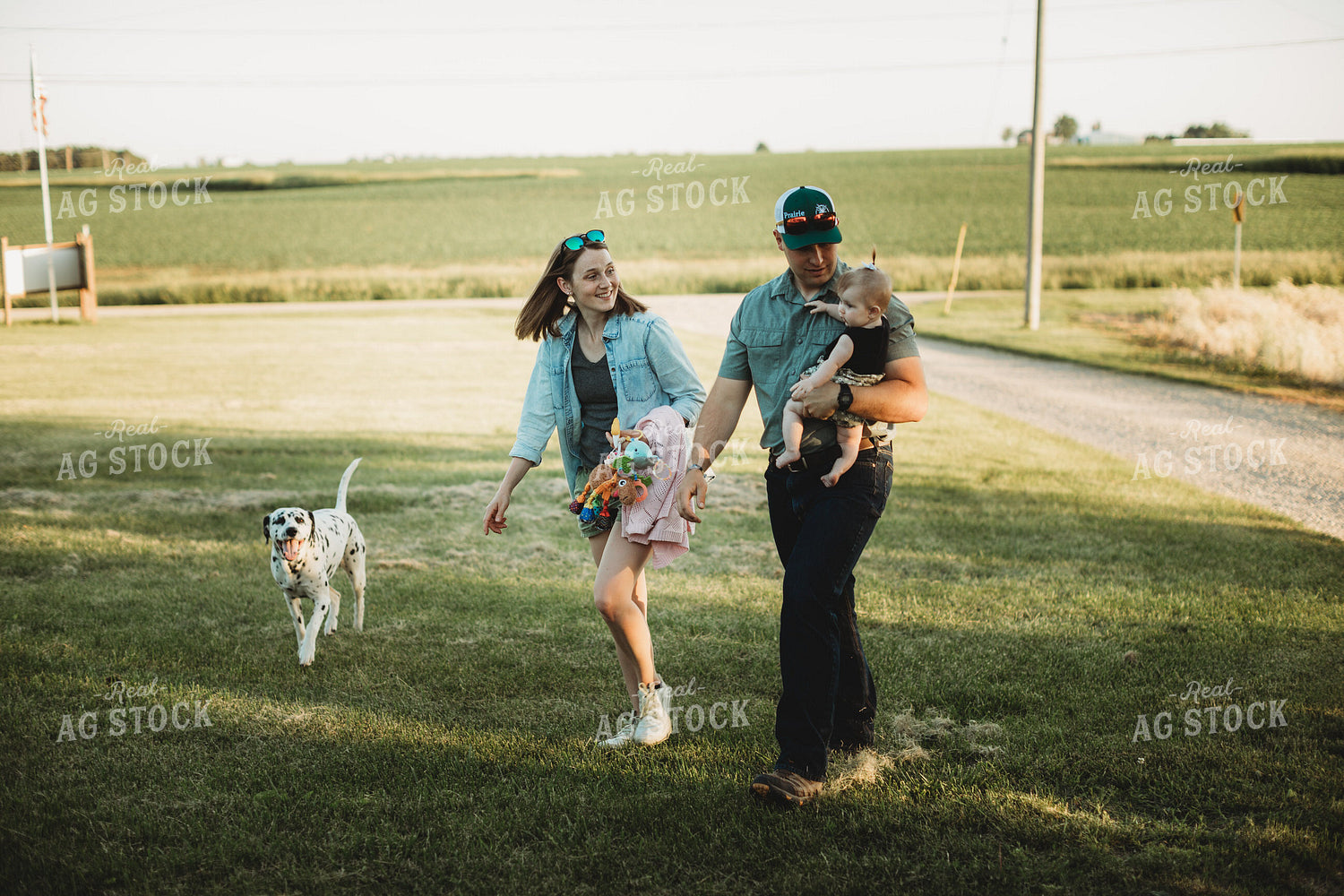 Farm Family and Farm Dog 5870